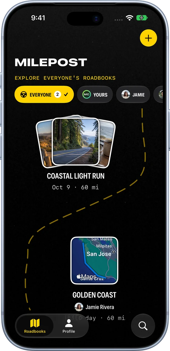 Your Roadbooks